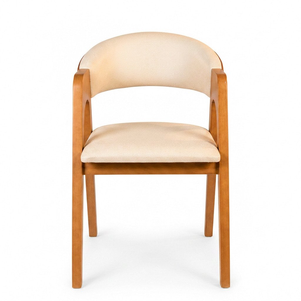 Cadeira Estofada Lamille Off White