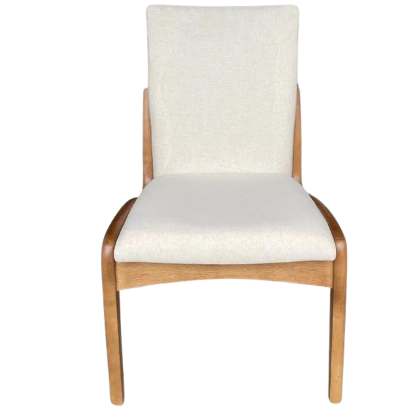 Cadeira Estofada Sândalo Off White